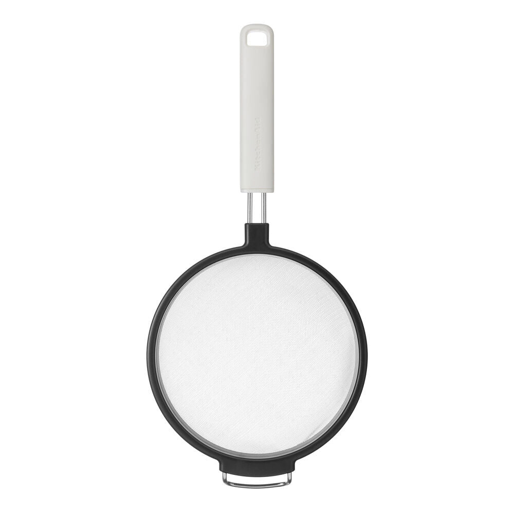 Kitchenaid Classic Wire Mesh Sieve/Strainer Cooking Utensil Porcelain White (2 Pack) — image 3