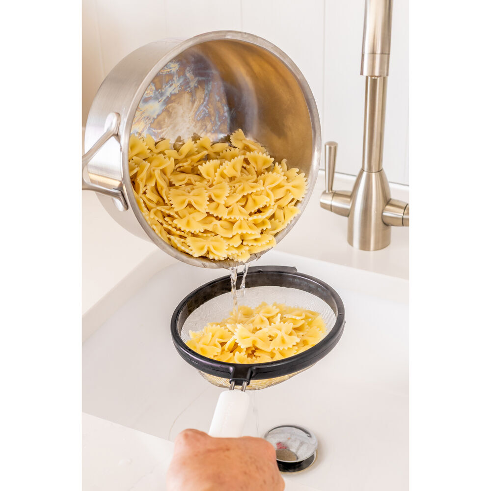 Kitchenaid Classic Wire Mesh Sieve/Strainer Cooking Utensil Porcelain White (2 Pack) — image 6