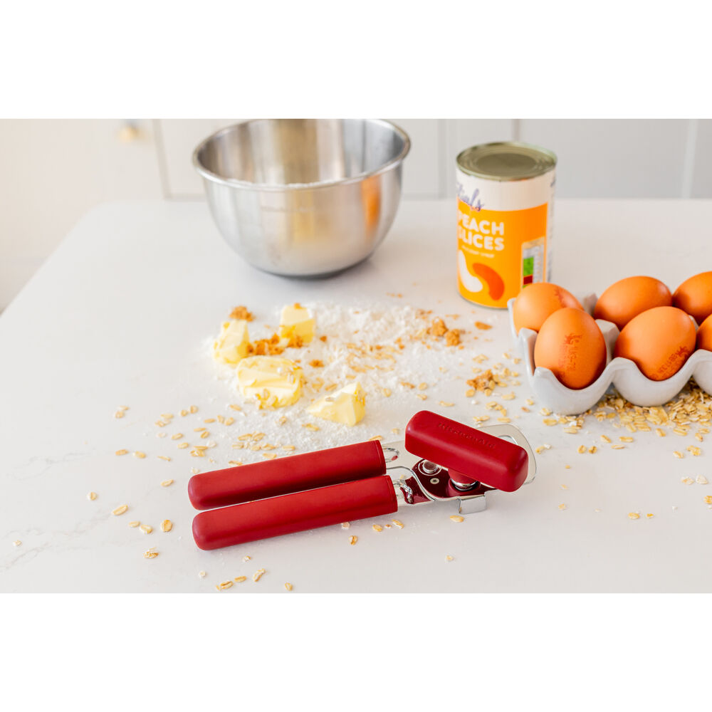 Kitchenaid Empire Red Classic Multifunction Can Opener Kitchen Tool w/Bottle — image 4