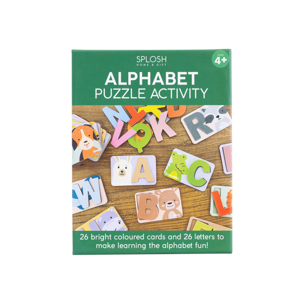 Splosh Kids By Splosh Alphabet Puzzle Activity Fun Educational Learning Cards 4y+ (26 Pieces)