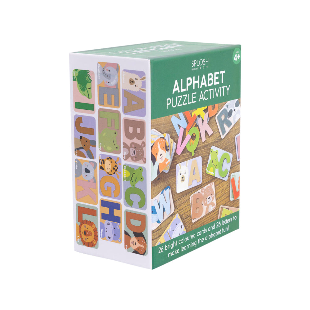 Splosh 26pc Kids By Splosh Alphabet Puzzle Activity Educational Learning Cards 4y+ (2 Pack) — image 4