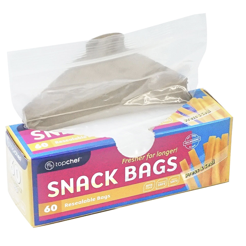 Topchef Home Kitchen Single Resealable Press & Seal Food Storage Snack Bag (720 Pieces)