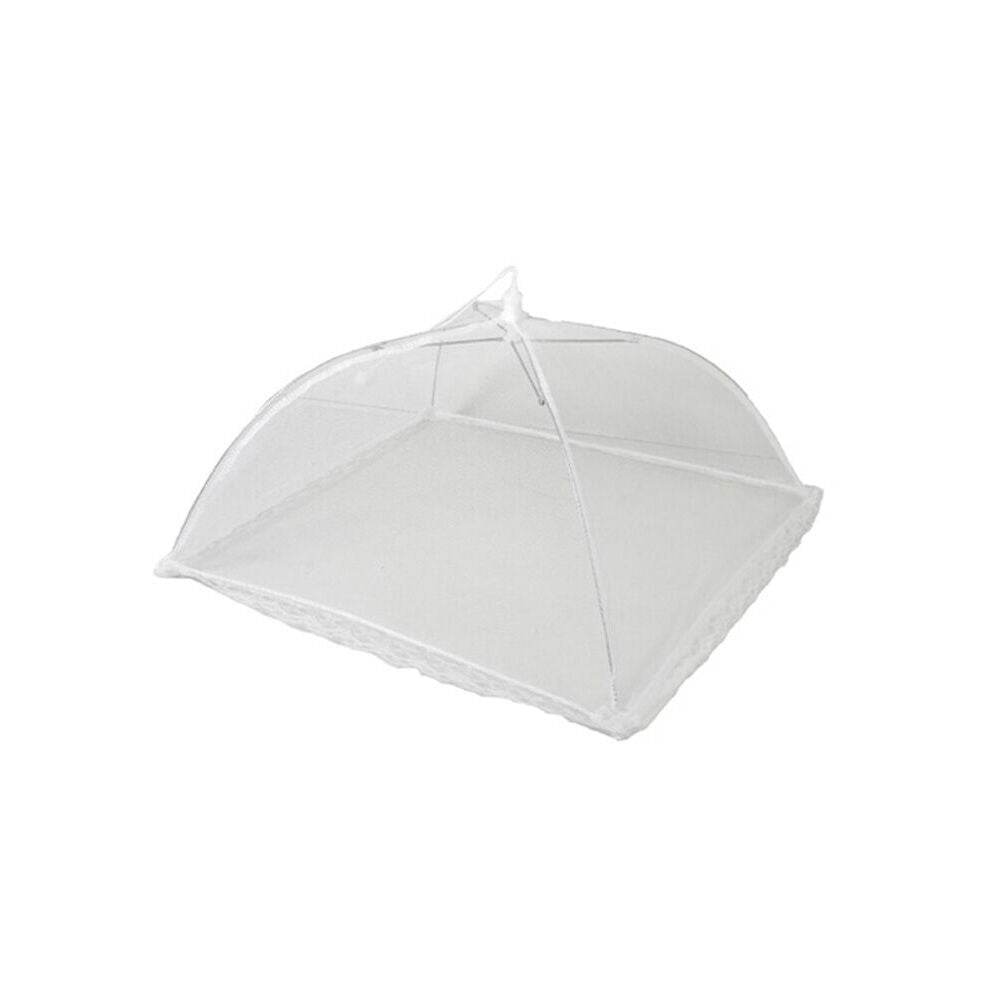 Topchef Plastic Mesh Indoor/Outdoor Food Cover Screen Tent 45x45cm White (4 Pack) — image 2