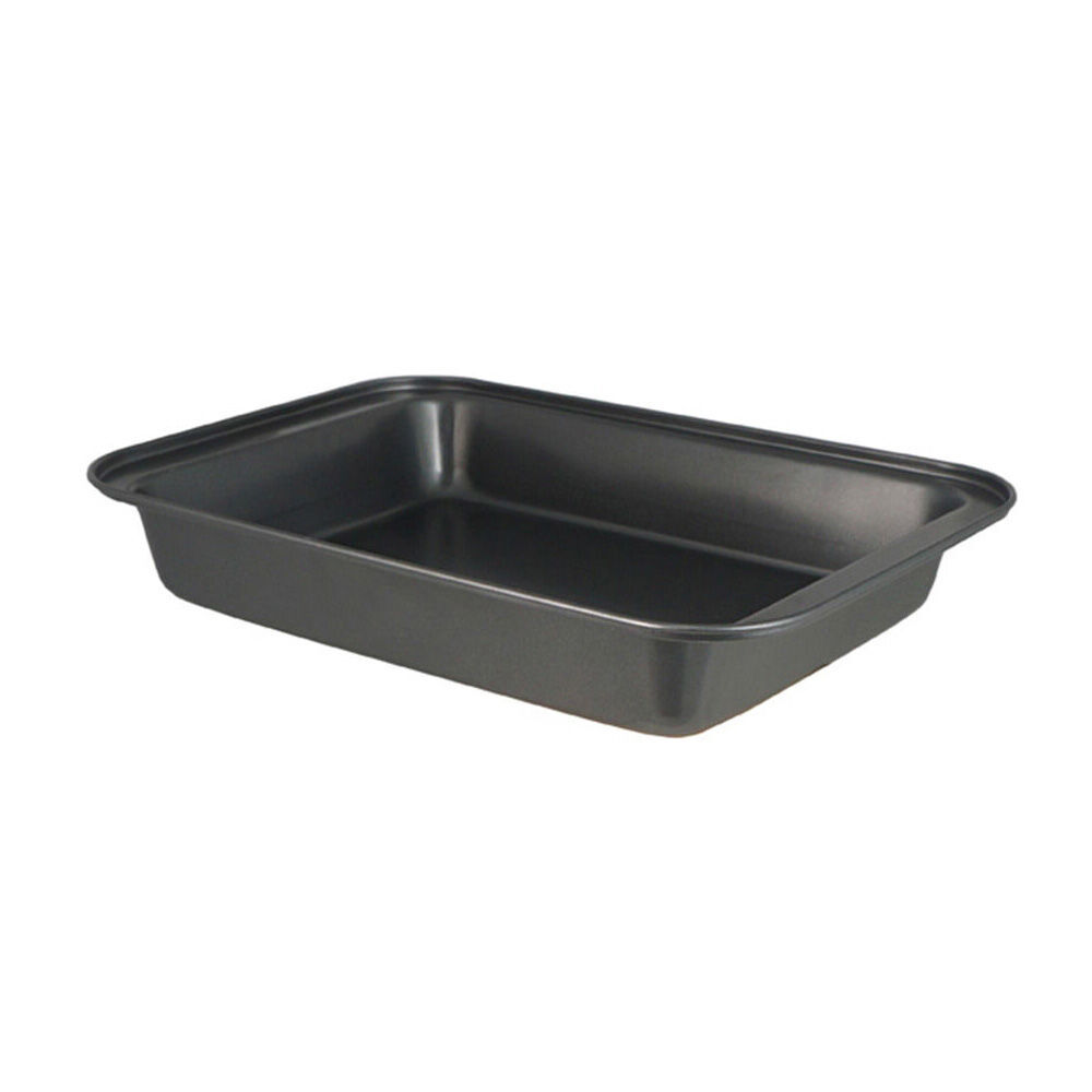 Topchef Non-Stick Roasting Pan Small 31x22cm Carbon Steel Baking Tray Black (6 Pack) — image 3