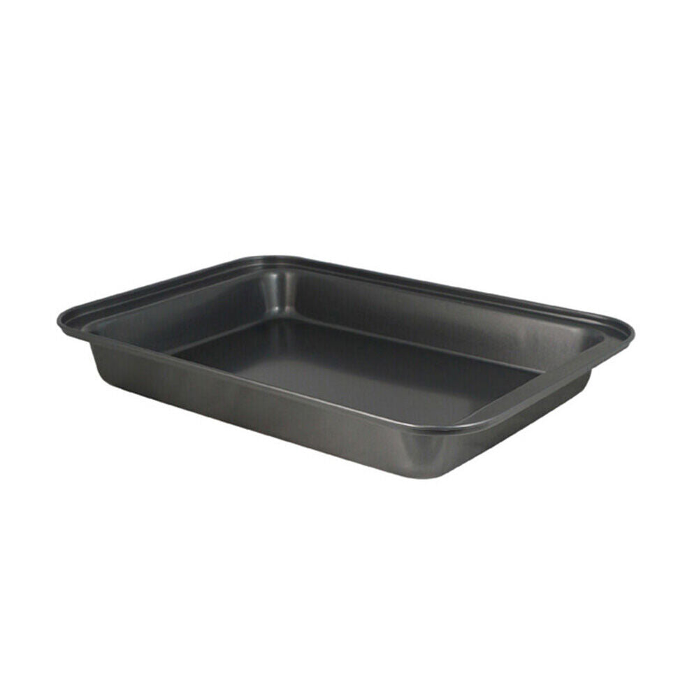 Topchef Non-Stick Roasting Pan Large 37x25cm Carbon Steel Baking Tray Black (3 Pack) — image 3