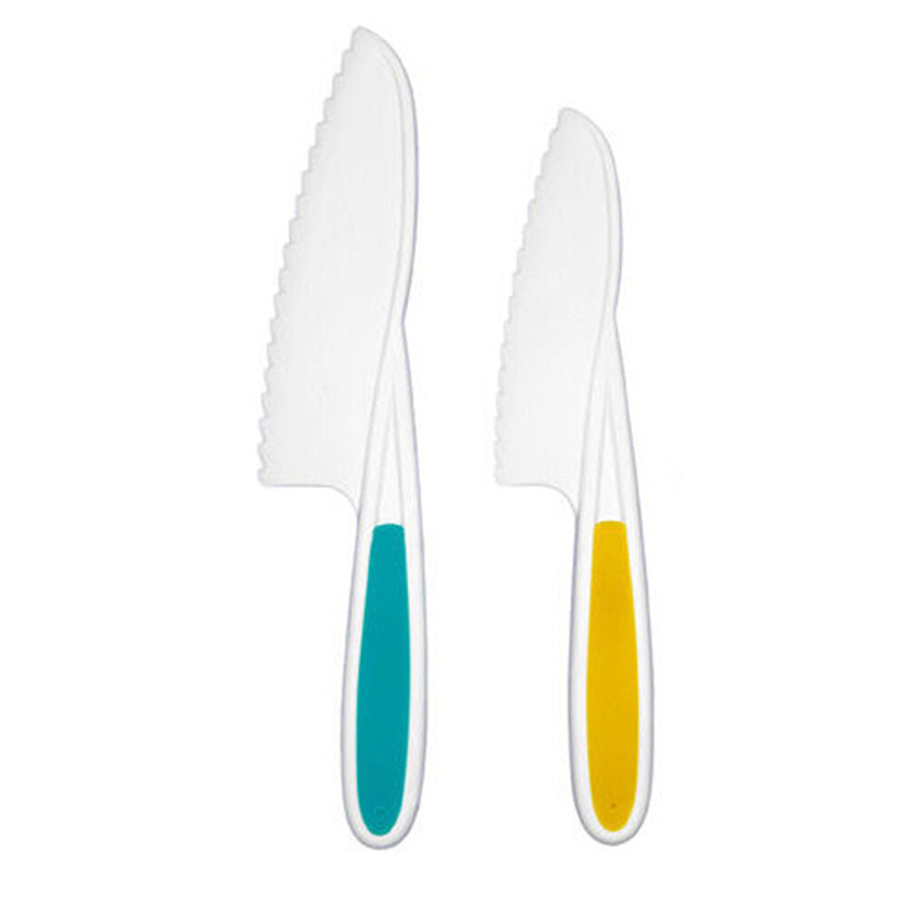 Topchef 2pc Topchef Kids Friendly Silicone Cutting Kitchen Knives Multicoloured (3 Pack) — image 2