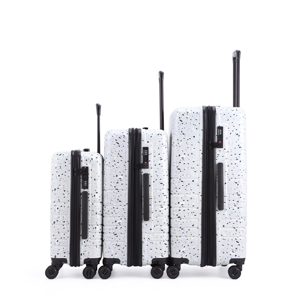 Kate Hill Terrazzo Travel Luggage Set Suitcase Lightweight Grey (4 Pieces) — image 4
