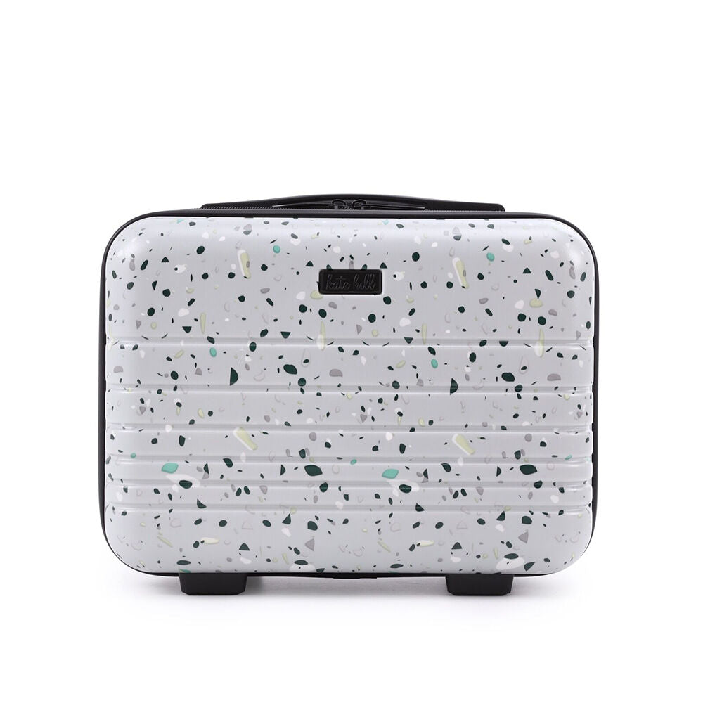 Kate Hill 26x17cm Grey Lightweight Bag Terrazzo Travel Beauty Case Women's