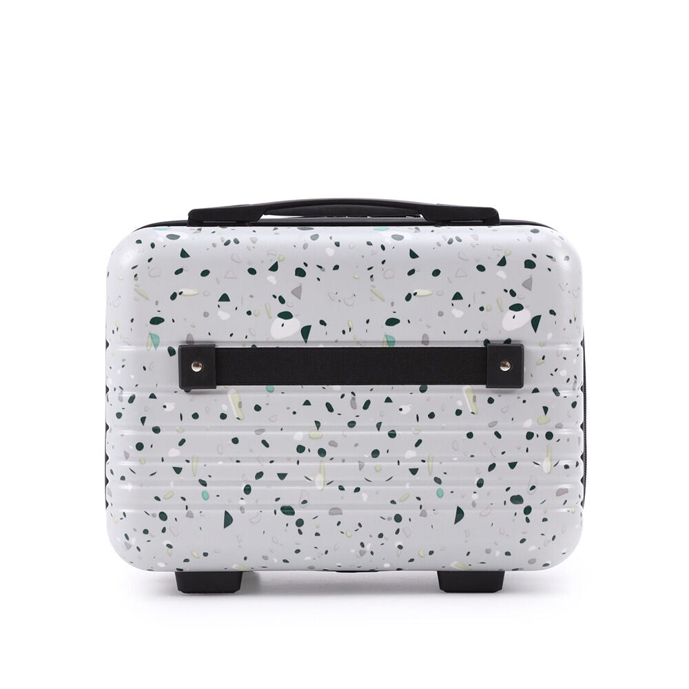 Kate Hill 26x17cm Grey Lightweight Bag Terrazzo Travel Beauty Case Women's — image 2