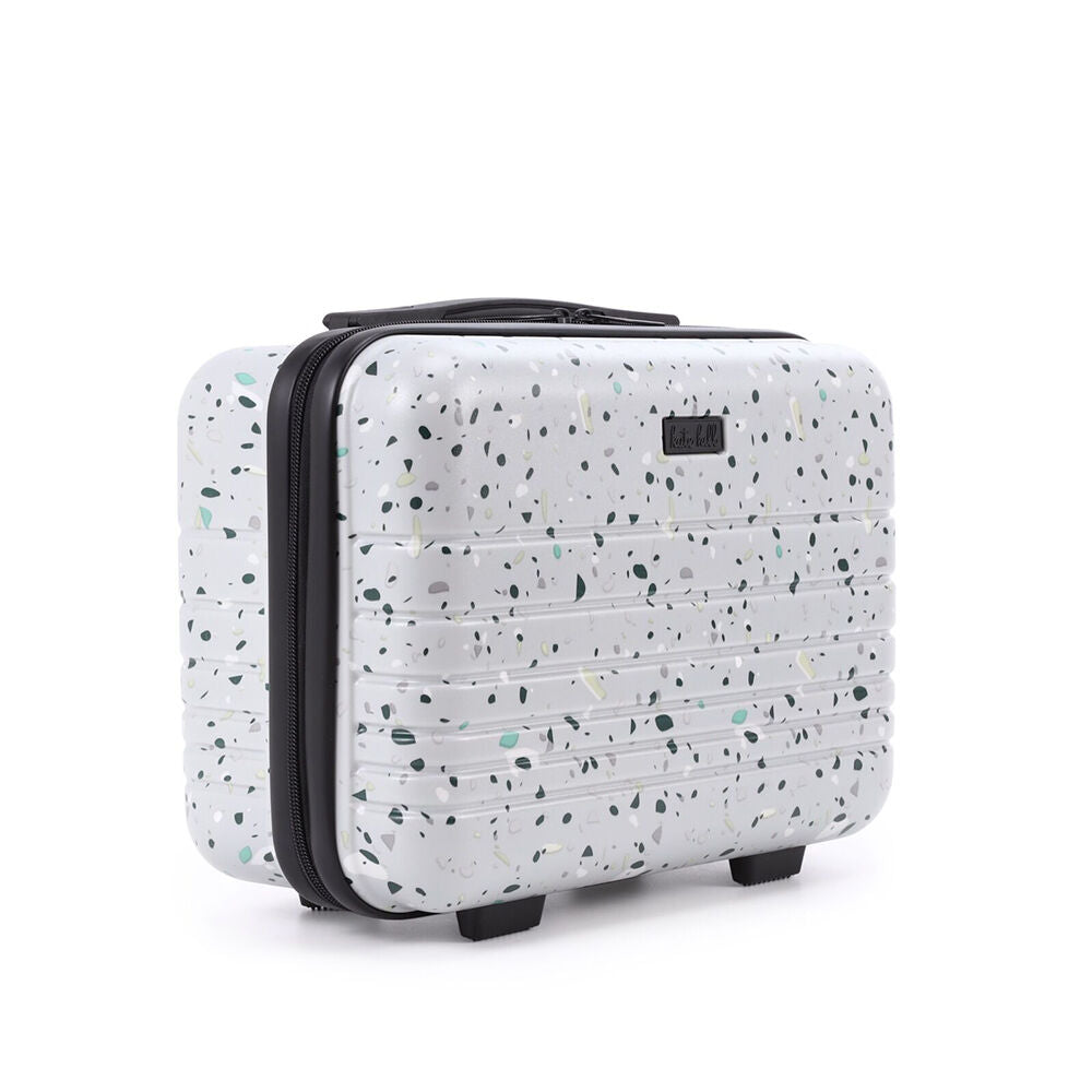 Kate Hill 26x17cm Grey Lightweight Bag Terrazzo Travel Beauty Case Women's — image 4