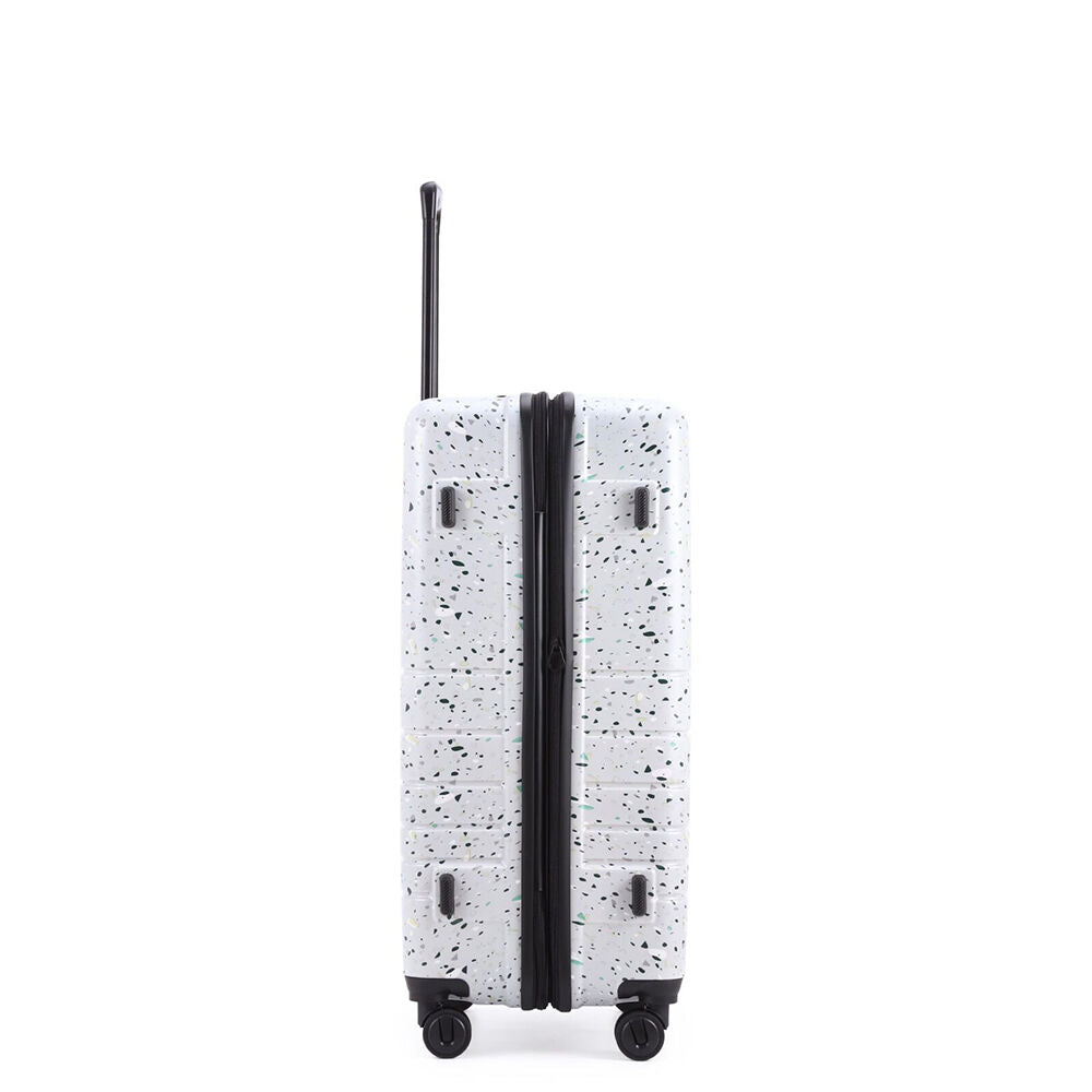 Kate Hill 76x36cm White Suitcase Lightweight Terrazzo Large Travel Luggage — image 3