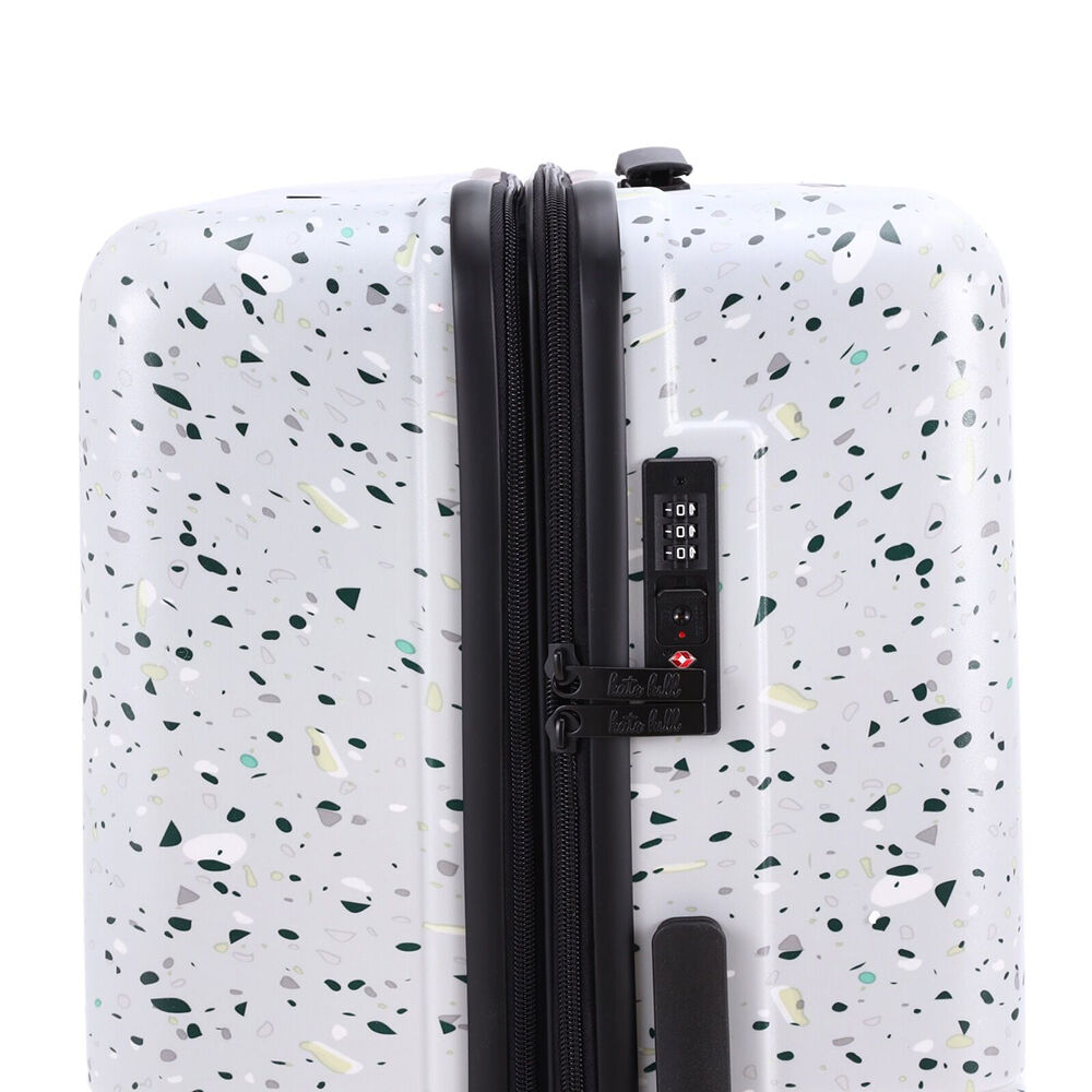 Kate Hill 76x36cm White Suitcase Lightweight Terrazzo Large Travel Luggage — image 8