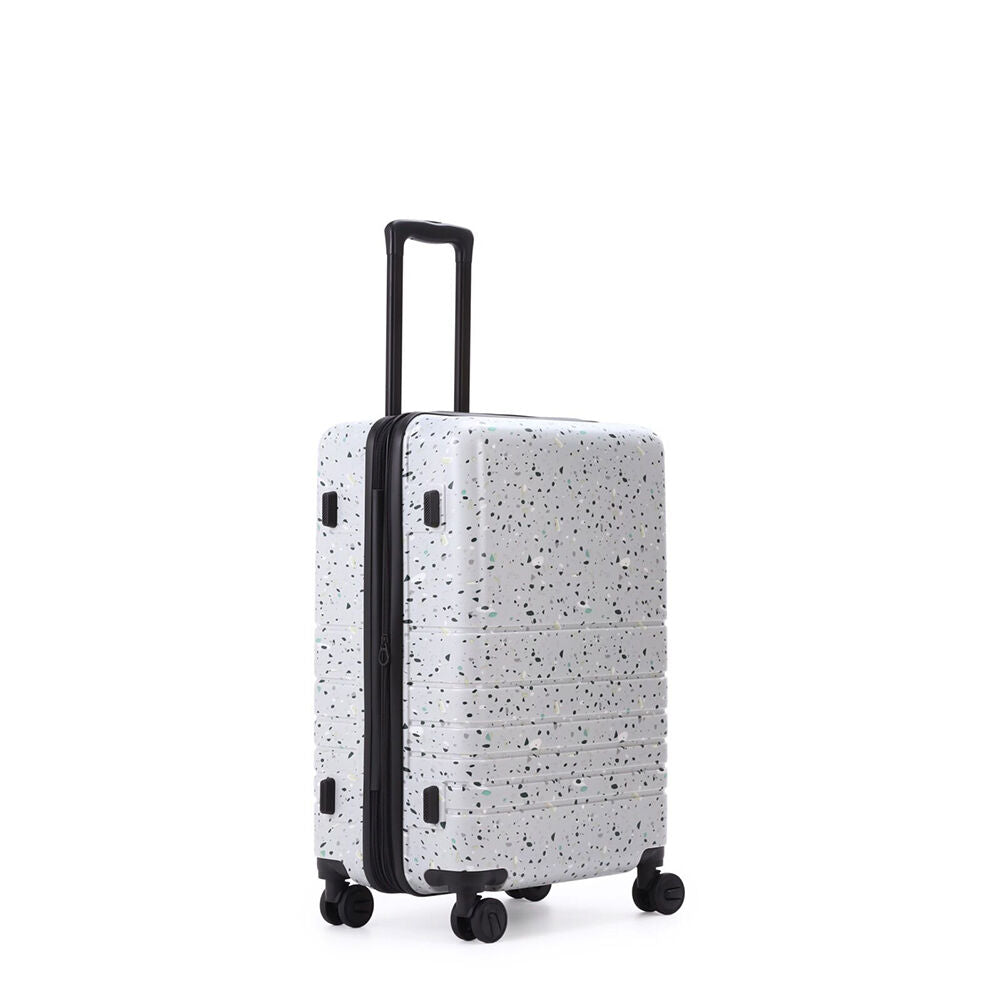 Kate Hill 66x34cm White Suitcase Lightweight Terrazzo Medium Travel Luggage — image 6