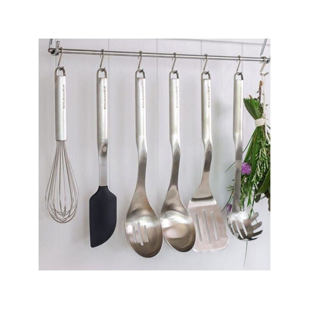 Kitchenaid Premium Flexible Stainless Steel Scrapper Spatula Utensil Black (2 Pack) — image 6