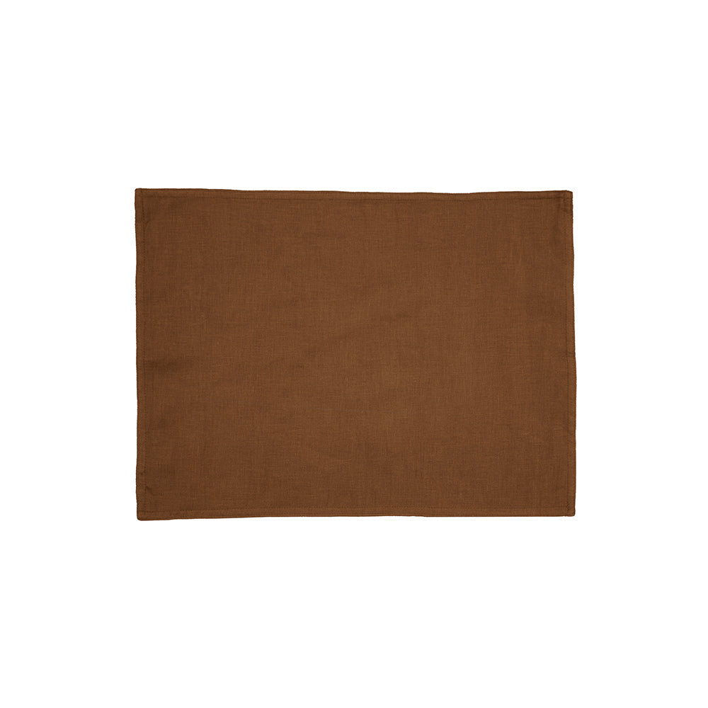 Bambury Tableware/Dinnerware Linen Placemat 33x45cm Hazel Home Decor (4 Pack) — image 2