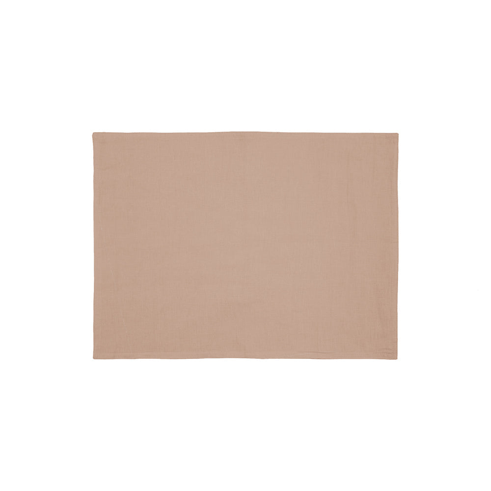 Bambury Tableware/Dinnerware Linen Placemat 33x45cm Tea Rose Home Decor (4 Pack) — image 2