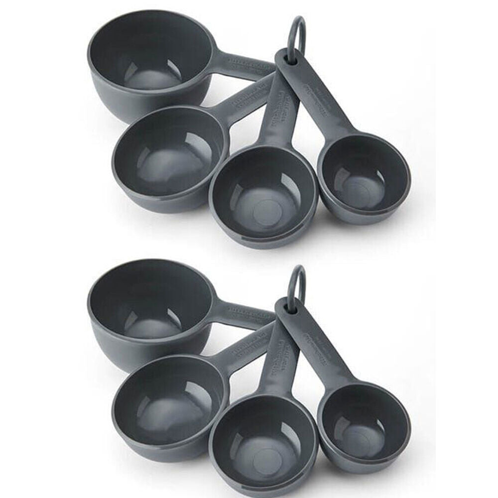 Kitchenaid 4pc KitchenAid Measuring Cups Cooking Utensil Charcoal Grey (2 Pack)