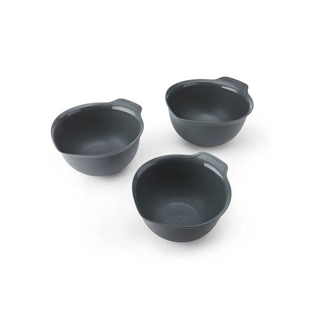 Kitchenaid Non-Slip Cooking Utensil Mixing Bowls Sleeved Charcoal Grey (3 Pieces) — image 2