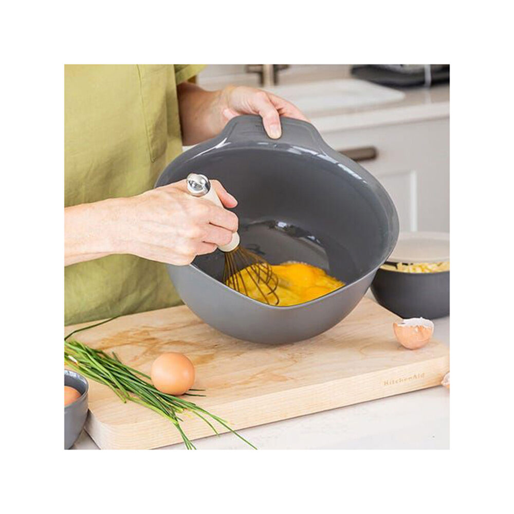 Kitchenaid Non-Slip Cooking Utensil Mixing Bowls Sleeved Charcoal Grey (3 Pieces) — image 5
