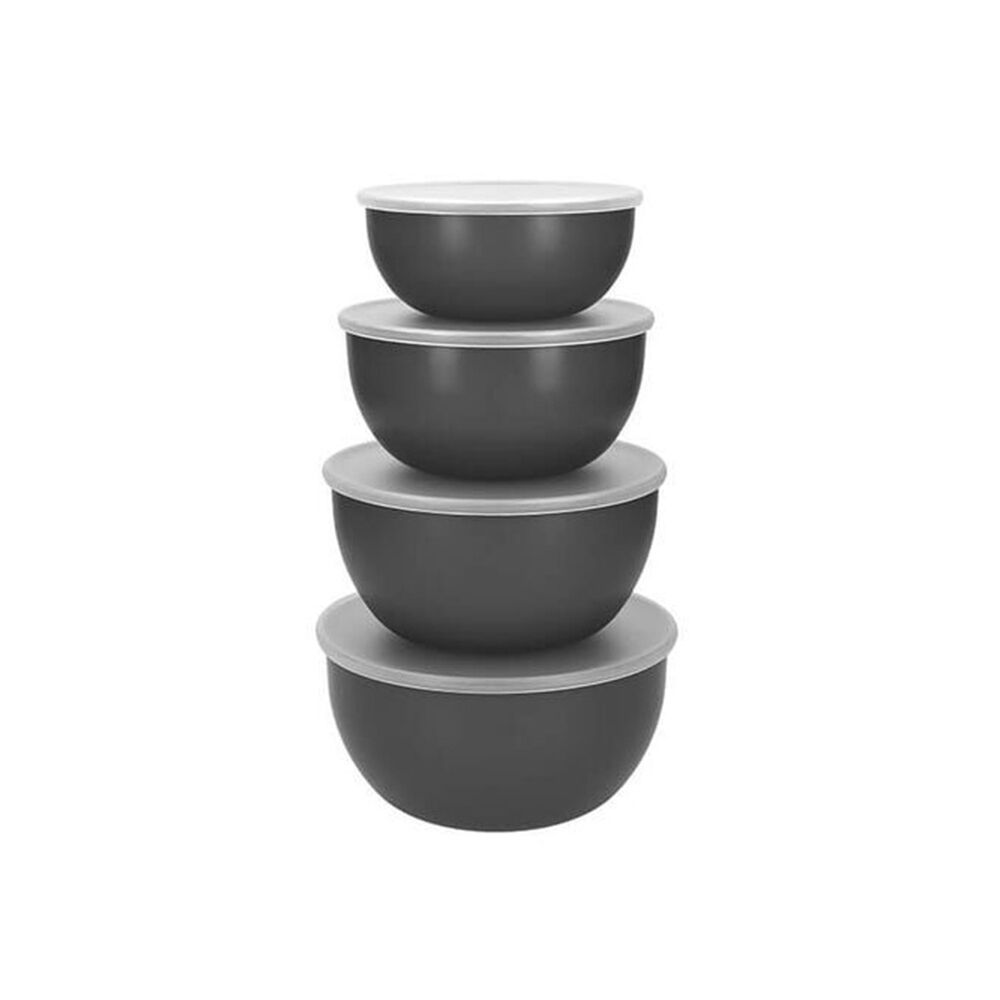 Kitchenaid Meal Prep Storage Cointainer/Bowls With Lids Charcoal Grey (4 Pieces)