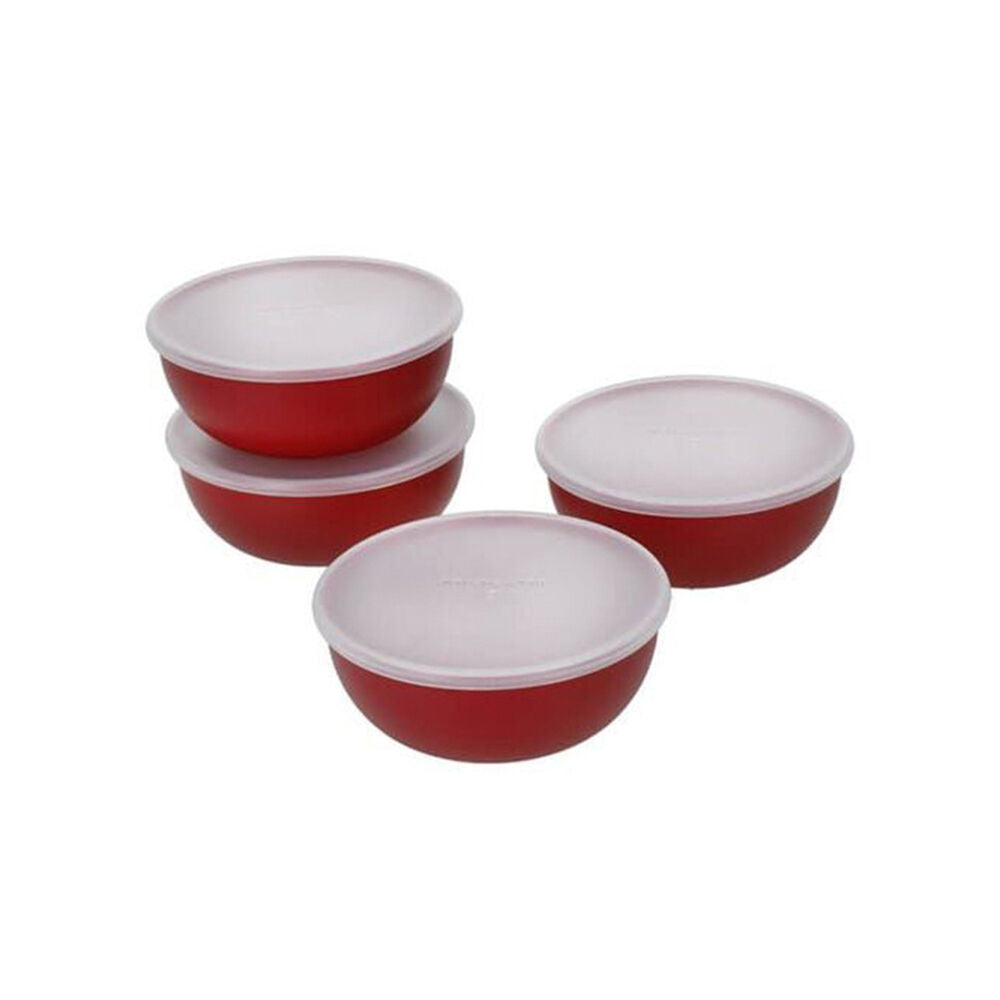 Kitchenaid 4pc KitchenAid Pinch Food Storage Bowls With Lids 4oz Empire Red (3 Pack) — image 2