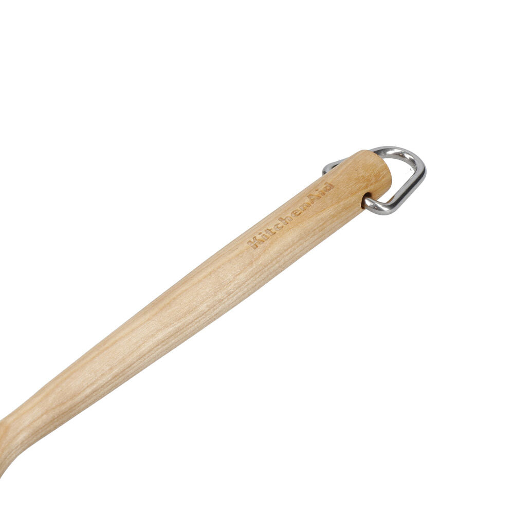 Kitchenaid Birchwood Short Turner Wooden Cooking/Kitchen Utensil w/Hanging Loop — image 3
