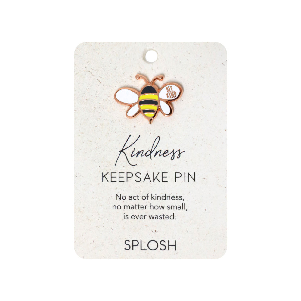Splosh Enamel Kindness Bee Keepsake Pin Button Brooch Jewellery 7.5x11cm (4 Pack) — image 2