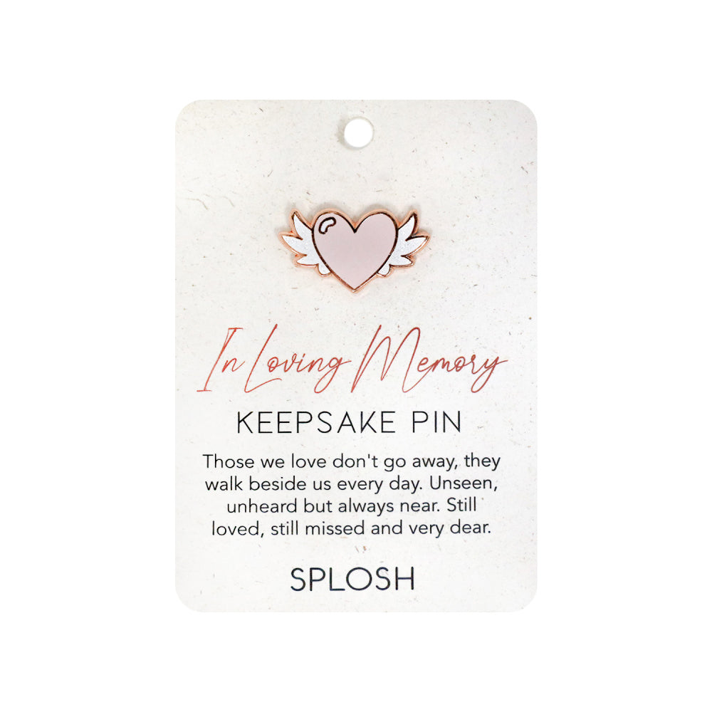 Splosh In Loving Memory Heart/Wings Keepsake Pin Brooch Jewellery 11cm (4 Pack) — image 2