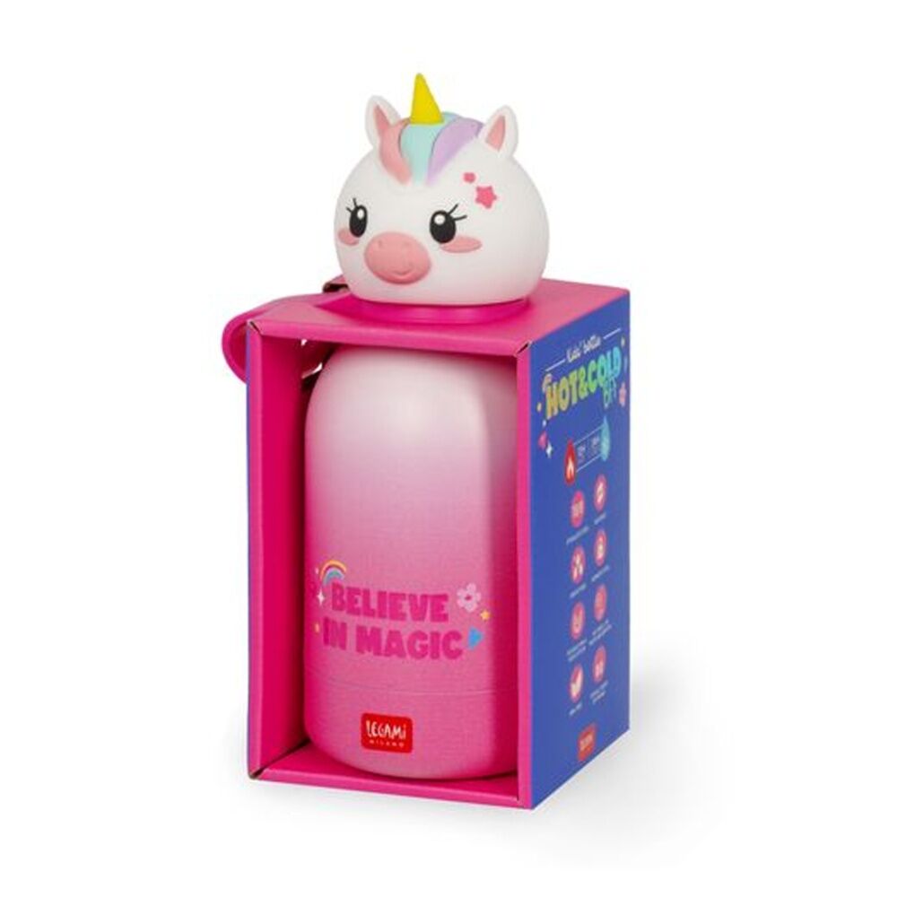 Legami 310ml BFF Kids Bottle Unicorn Theme Vacuum Flask 12Hr Hot 24Hr Cold — image 6