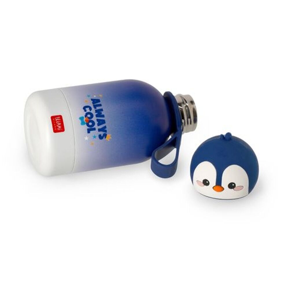 Legami 310ml BFF Kids Bottle Penguin Theme Vacuum Flask 12Hr Hot 24Hr Cold — image 4