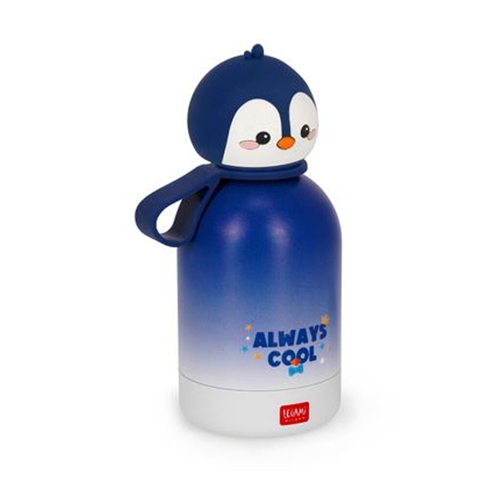 Legami 310ml BFF Kids Bottle Penguin Theme Vacuum Flask 12Hr Hot 24Hr Cold — image 2