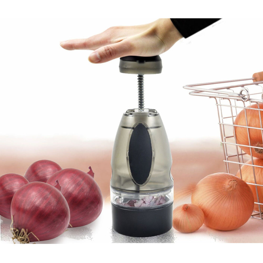 Generic Manual Food Onion Chopper Vegetable Fruit Push Slicer/Cutter Garlic Dicer Chop — image 2