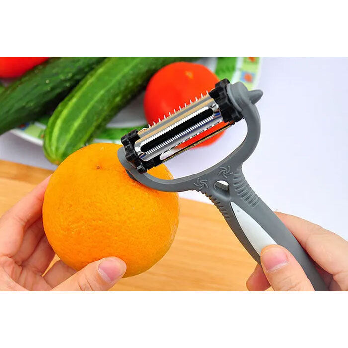 Unbranded The Amazing Peeler Vegetable/Fruit Stainless Steel Food Slicer/Cutter/Shaver GRY — image 5
