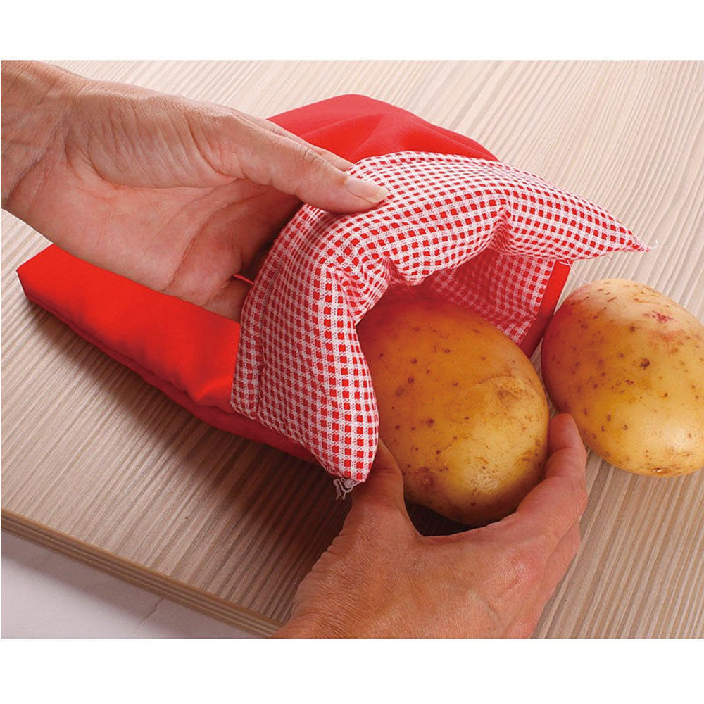 Uniwide Perfect Baked Potato Instant Microwave Bag Cooker Bread Washable/Reusable (2 Pack) — image 4