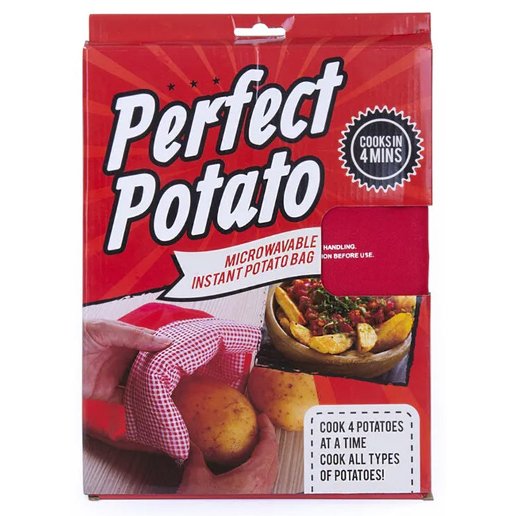 Uniwide Perfect Baked Potato Instant Microwave Bag Cooker Corn/Bread Washable/Reusable