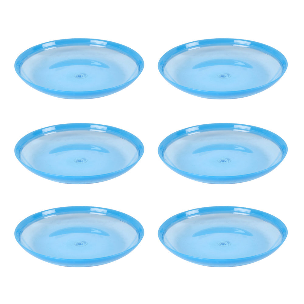 Urban Kitchen Small Plate 2-Tone Functional Design Serving & Snacks 20cm Blue (6 Pack)