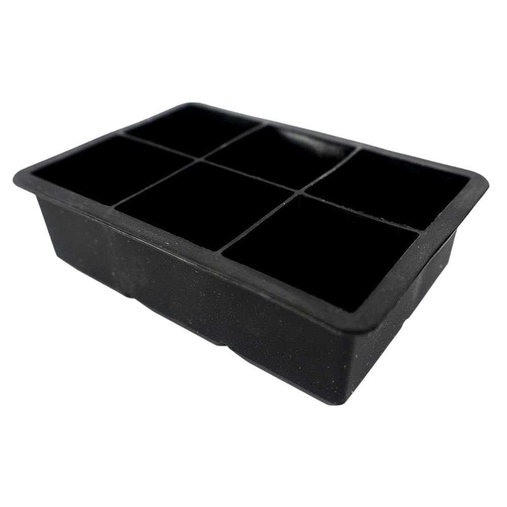 Urban Kitchen Square Silicone Ice Tray 6 Cubes w/ Easy Release 16.5x11.5cm