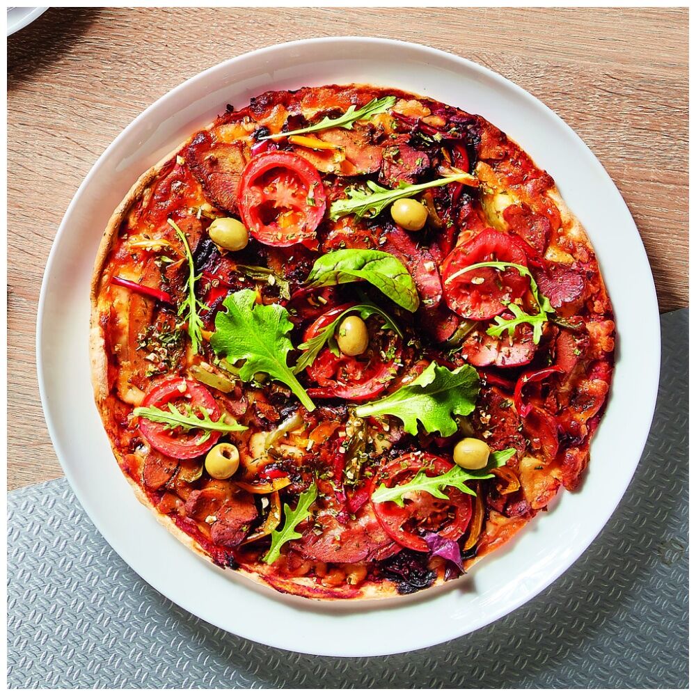 Luminarc Diwali Pizza/Serving Platter 32cm Opal Glass Serveware White — image 3