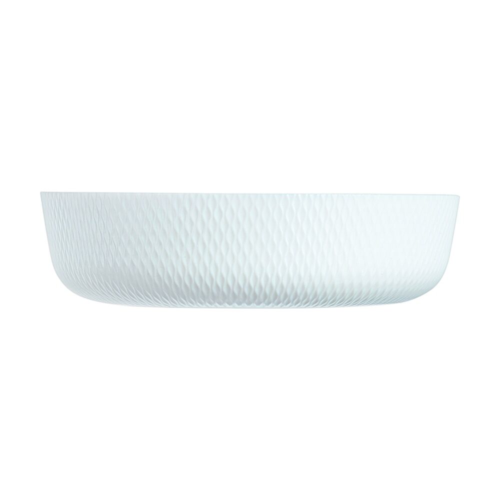 Luminarc Smart Wavy Round Baking Dish 26x7cm Opal Glass Bakeware White — image 2