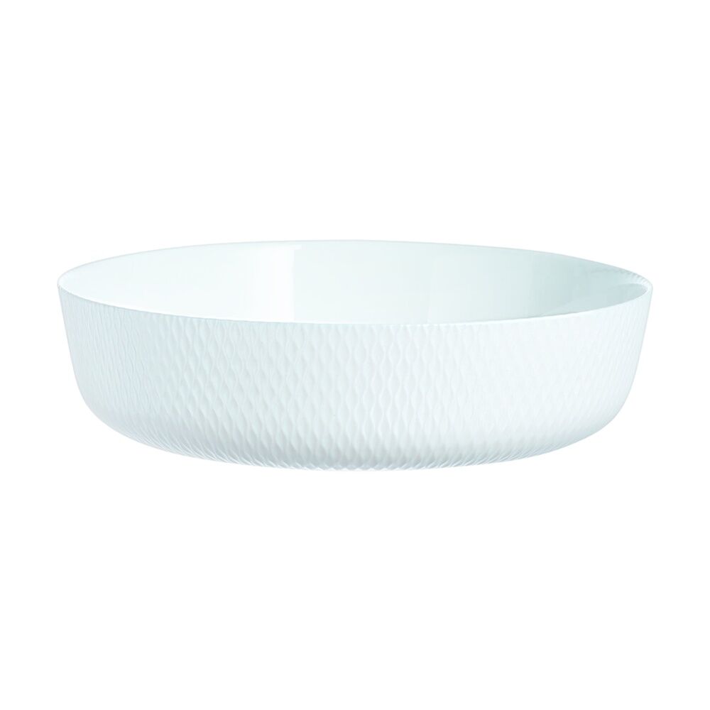Luminarc Smart Wavy Round Baking Dish 26x7cm Bakeware Opal Glass White (2 Pack) — image 2