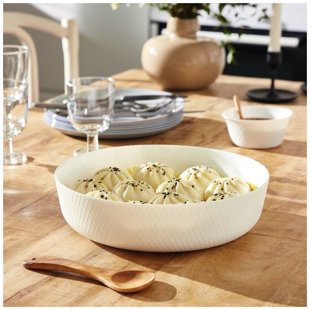 Luminarc Smart Wavy Round Baking Dish 26x7cm Bakeware Opal Glass White (2 Pack) — image 7