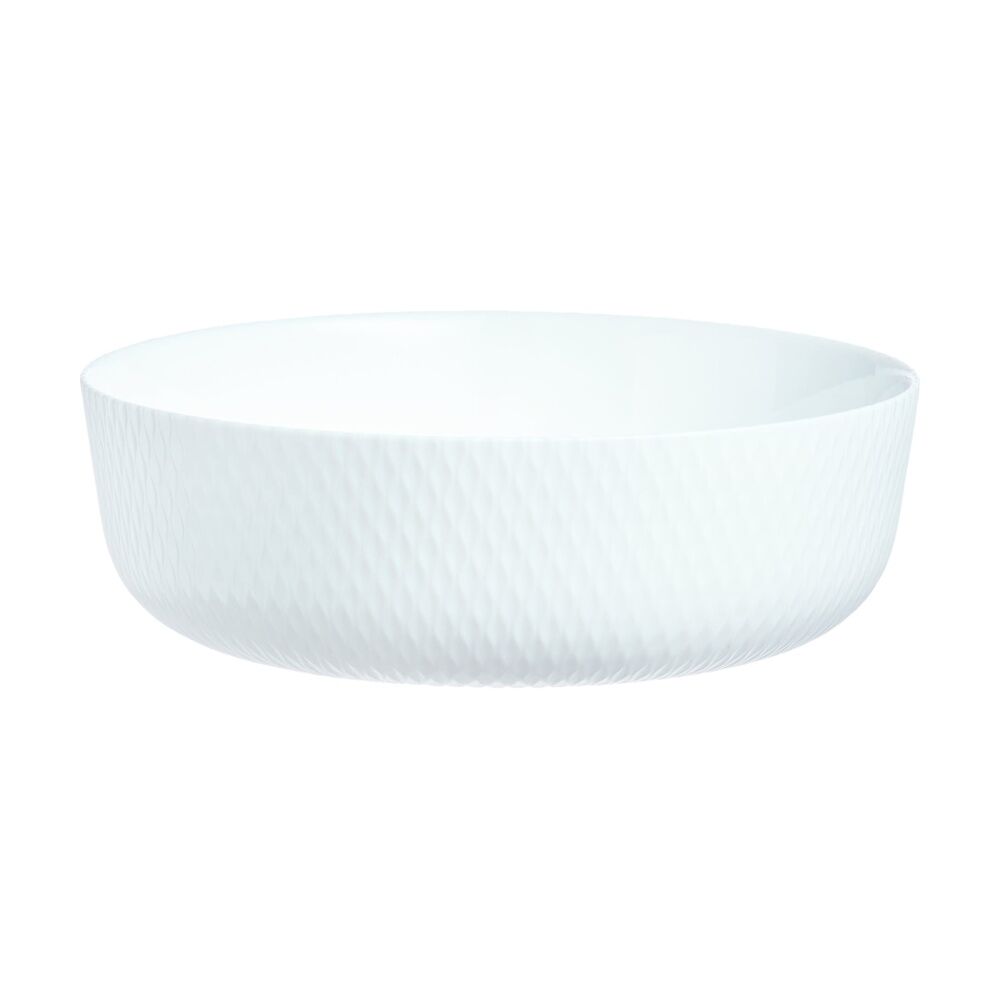 Luminarc Smart Wavy Round Baking Dish 22x7cm Bakeware Opal Glass White (2 Pack) — image 2