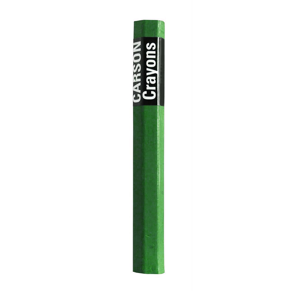 Carson No.3 Timber/Concrete/Rubber/Paper Builders Marking Crayons Green (12 Pack) — image 2