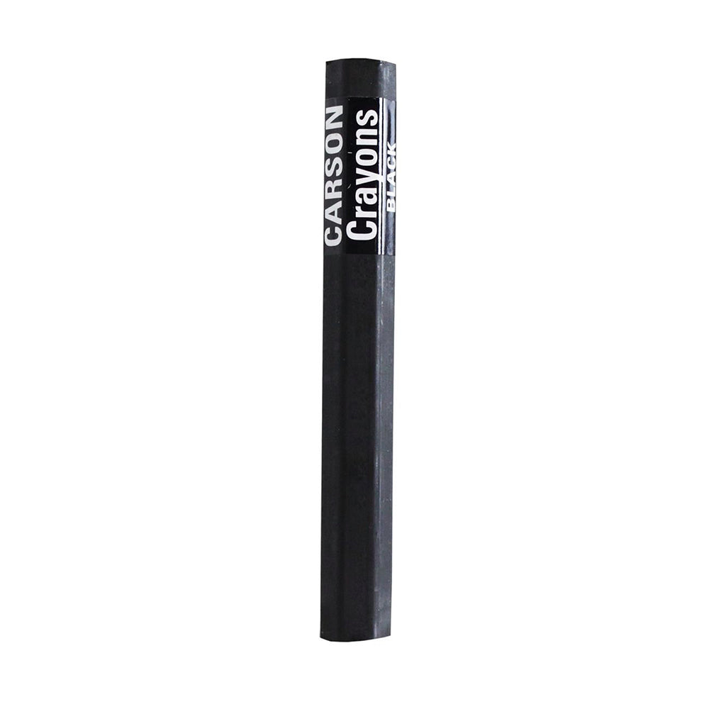 Carson No.3 Timber/Concrete/Rubber/Paper Builders Marking Crayons Black (12 Pack) — image 2