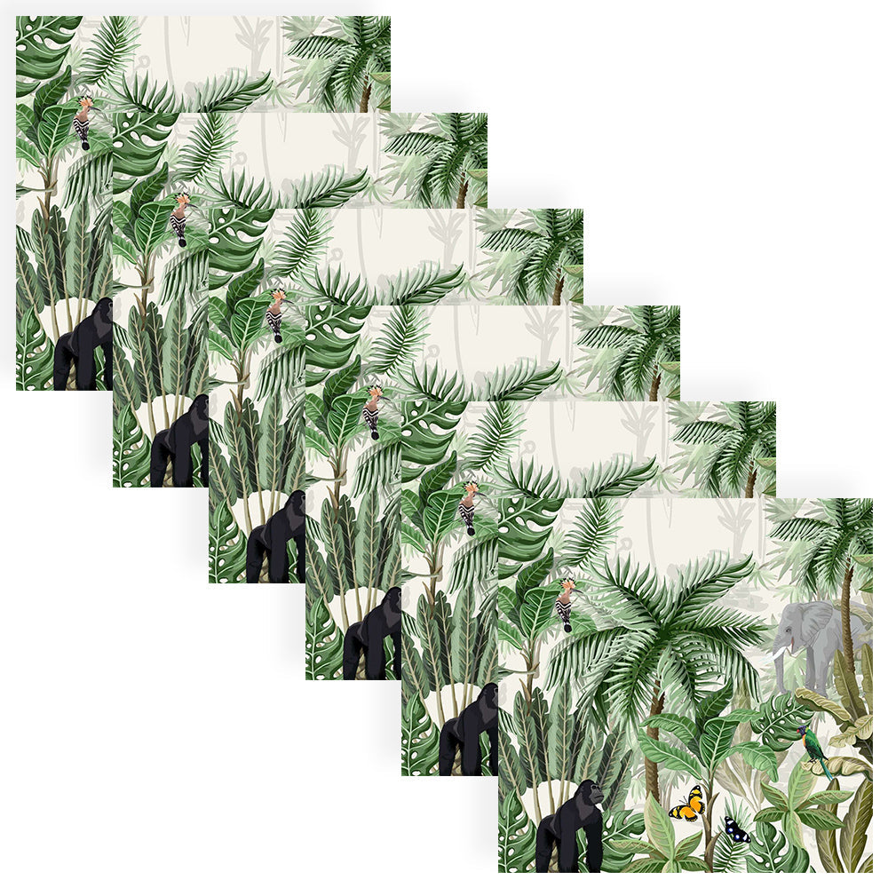 Paper+design Luncheon 3-Ply Napkin Party Tissue Sqr 33x33cm Rainforest (120 Pieces)