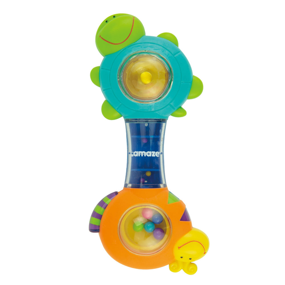 Lamaze 13cm Shakin' Shells Baby Interactive Sensory Rattle Toy 3m+ Assorted