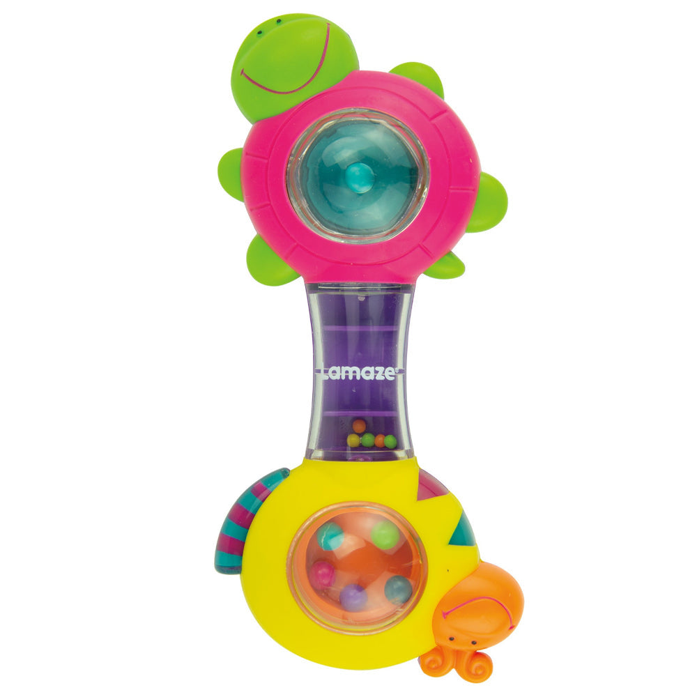 Lamaze 13cm Shakin' Shells Baby Interactive Sensory Rattle Toy 3m+ Assorted — image 4