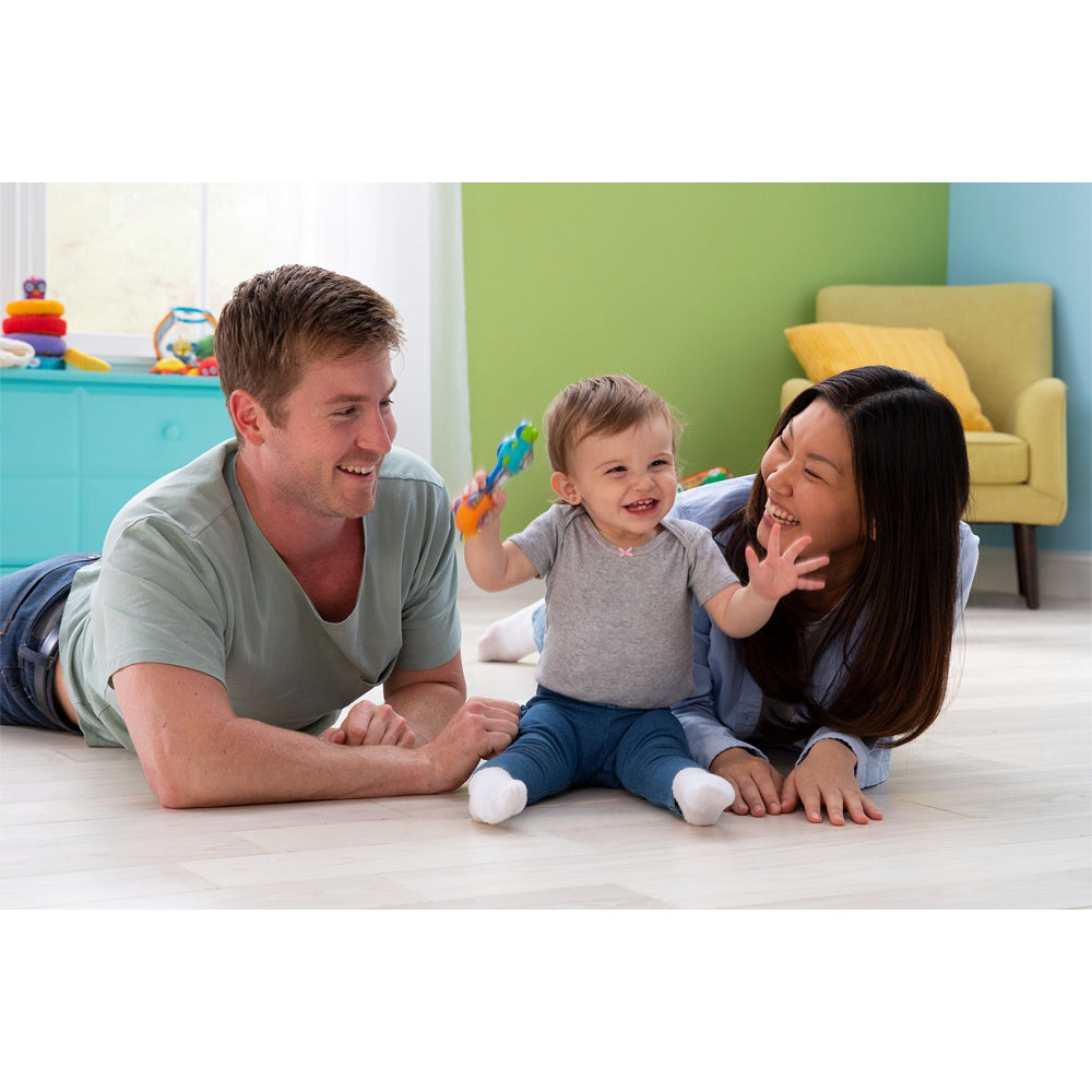 Lamaze 13cm Shakin' Shells Baby Interactive Sensory Rattle Toy 3m+ Assorted — image 3