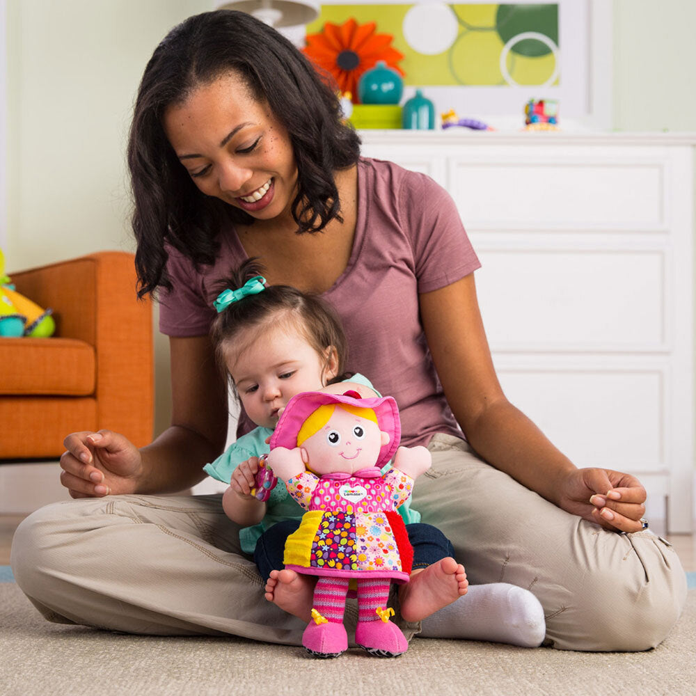 Lamaze Play and Grow Doll My Friend Emily Baby Educational Toy for Stroller/Bag — image 4