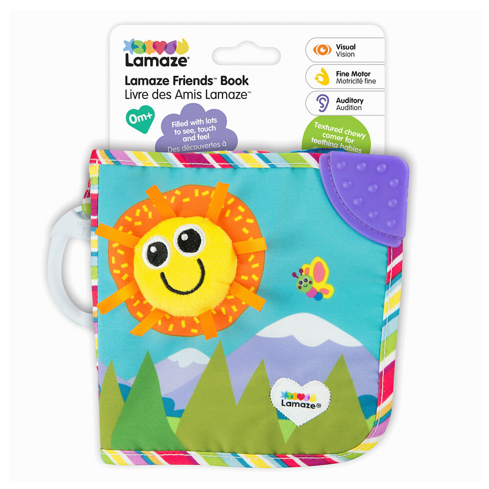 Lamaze Friends Soft Colourful Activity Baby Book Rattles/Squeak/Crinkle Sound 0+ — image 2